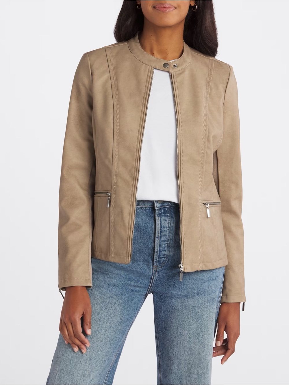 MO-KA Ebele Faux Leather Jacket